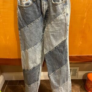 Pac Sun 2 Tone 90s Boyfriend Jeans